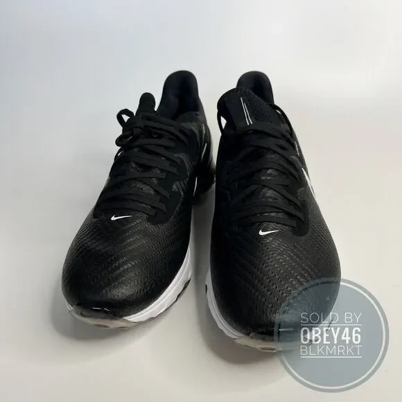 Nike Air Zoom Infinity Tour Flyknit Black White Golf Shoes CT0540-077 Sz 9.5